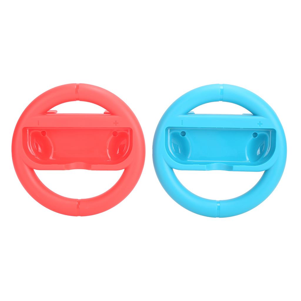 1 Pair Racing Steering Wheel Red and Blue Steering Wheel Grip for Switch Switch Lite