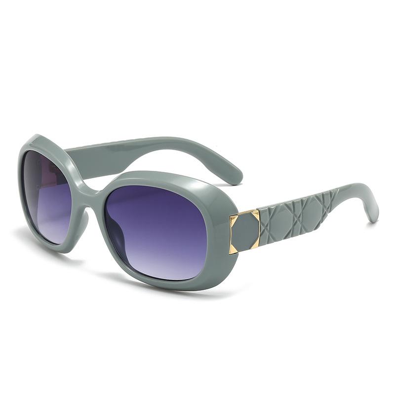 

Модные солнцезащитные очки Стильные солнцезащитные очки с защитой от ультрафиолета Индивидуальные круглые очки зелёный