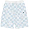 Vans Checkerboard Drawstring Sports Straight Leg Shorts Unisex Shorts Blue VN0A7PZDBSS