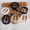 Belt Buckle Scarf Button, Oval Resin Waist Button Ladies Scarf Buckle Set Plastic Clothings Decoration for Women