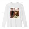 Michael Sheen Good Omens Vintage Stil Retro T-Shirt Hommage vintage Gewaschen Lässig Bequem Unisex Weich Stilvoll Leicht