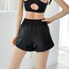 Women's Quick-Dry High Waist Yoga Shorts - Loose Fit, Anti-Exposure, Lightweight Fitness Wear
