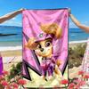 Asciugamano da Spiaggia con Stampa PAW Patrol, Asciugamano da Spiaggia Versatile Leggero Assorbente per Piscina Surf Yoga Bagno, Regalo Perfetto per Compleanno e Vacanze