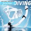 Baoyuan Adult Silicone Diving Mask & Full Dry Snorkel Set