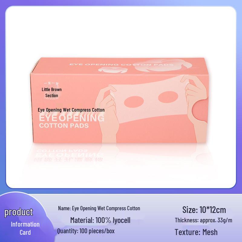 Little Cotton Stretchable Three-in-One Makeup Pads for Face Masks