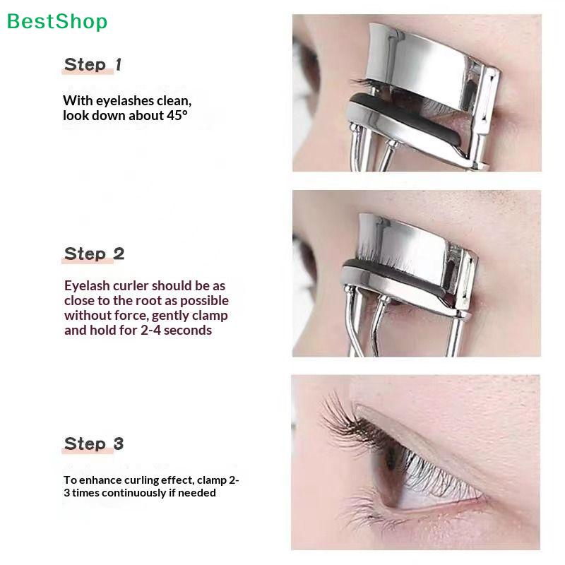 Portable Eyelash Curler Carbon Steel Eyelash Curler Lasting Shaping Suitable For Female Eyelash Lifting Eye Eyelash