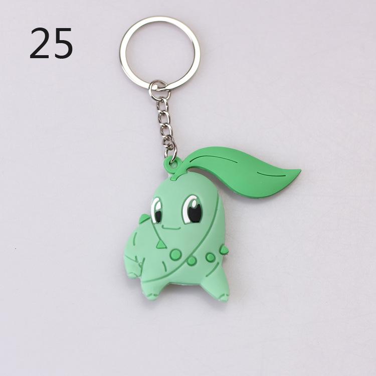 Pokemon Keychain: Pikachu, Dragonite, Eevee Figure Pendant