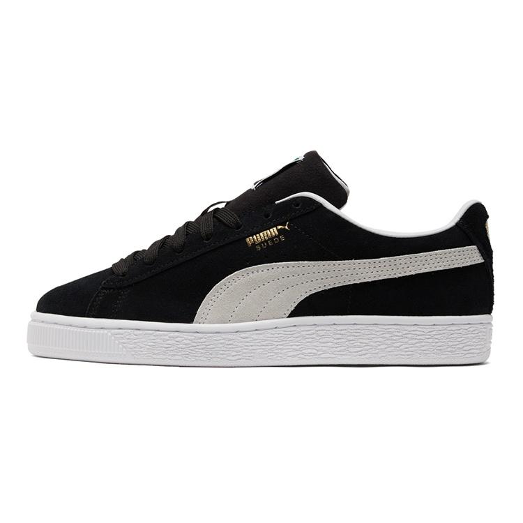 (GS) PUMA Suede Classic 21 Black White Kids 380560-01 EU 35.5