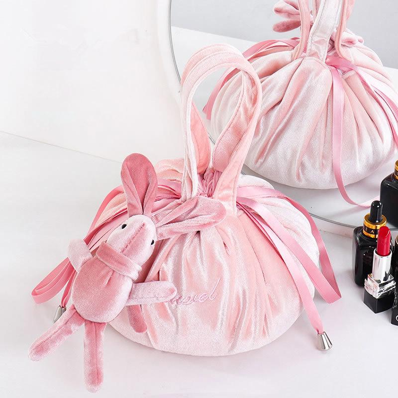 lazy drawstring cosmetic bag