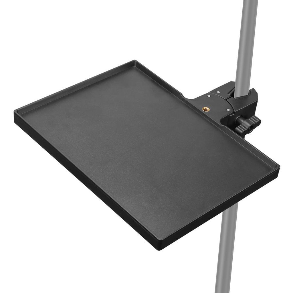 Equipo de Grabación Profesional Bandeja para Soporte de Micrófono Para Soportes de Micrófonos Soportes de Mezcladora Carga de 2 kg Durabilidad Construcción ABS
