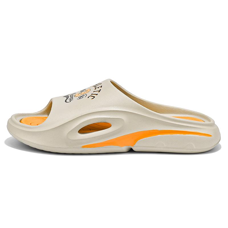 

Горячая Распродажа удобные мужские тапочки мягкие нескользящие сандалии с толстой подошвой для мужчин водонепроницаемые летние новые молодежные модные мужские туфли 46 хаки