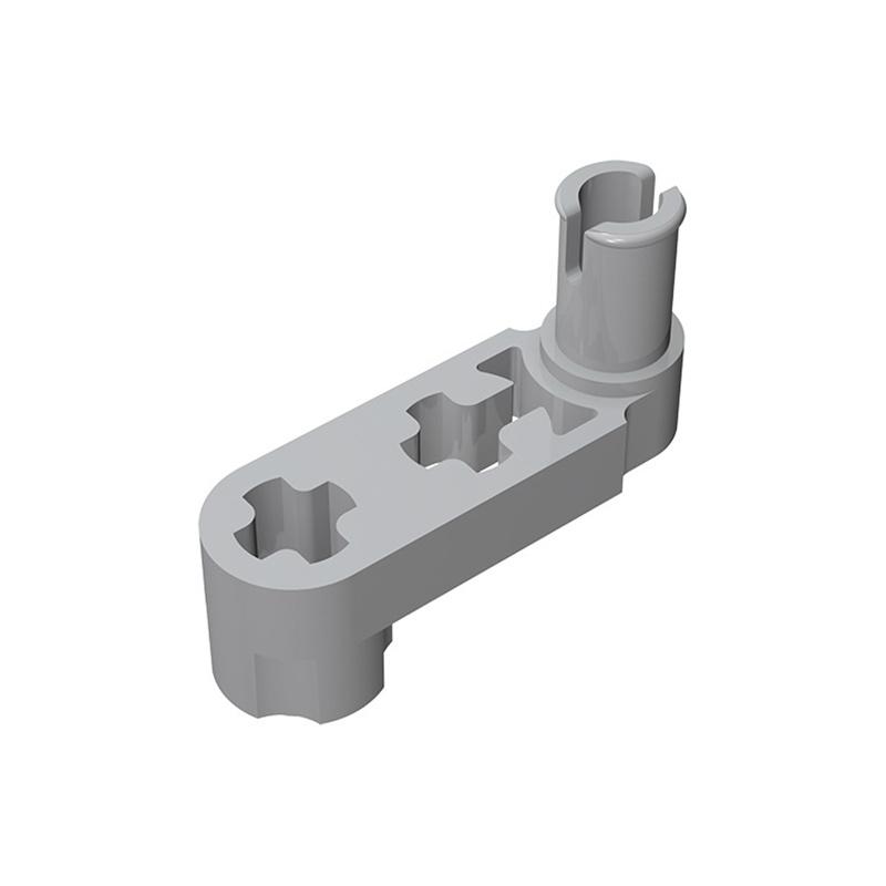 

Rainbow Pig MOC Particles 33299 1x3 high-tech Changeover Catch For Building Blocks Parts DIY Educational Classic Brand gift Toys світло-сірого кольору