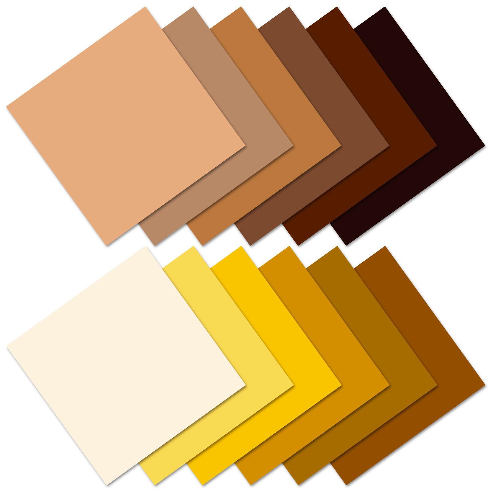 

Набор черно-желтой однотонной бумаги, декоративная бумага для изготовления открыток, поделок, скрапбукинга, украшений, 12 листов One Size