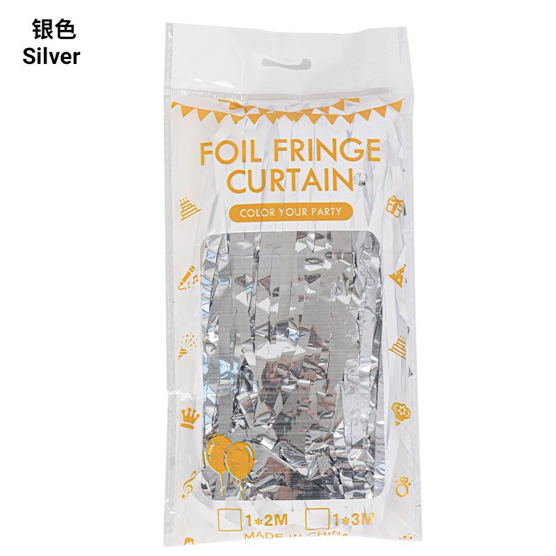 Bright Rain Curtain Background Wall Fringed Rain Curtain Wedding Stage Birthday Party Decorative Rain Curtain