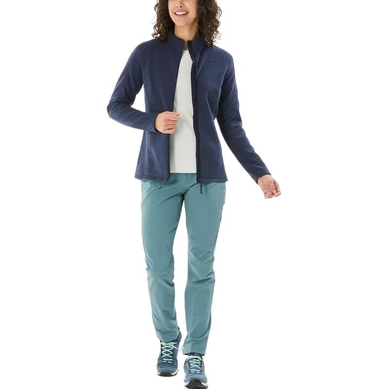 DECATHLON MH500 QUECHUA Warm Long Sleeve Jacket Women's Blue Black