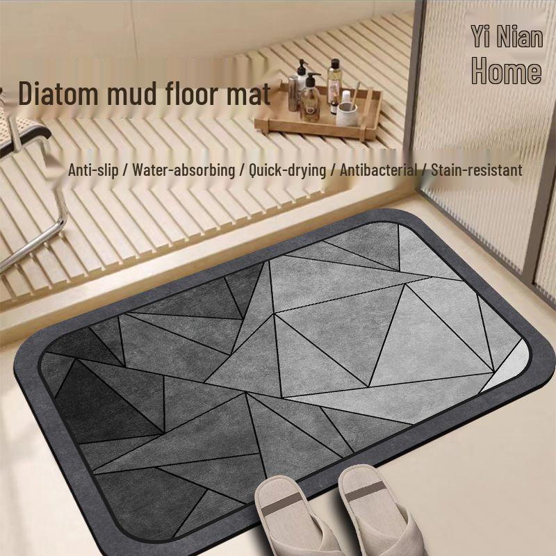 Quick-Dry Non-Slip Diatomaceous Earth Bath Mat 40cm x 60cm