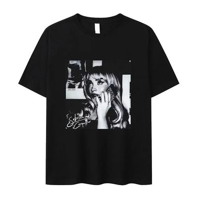 Magliette Grafiche Tour Musicale Sabrina Carpenter Anni '90 Unisex Donna Retro Alta Qualità Moda T-shirt 100% Cotone T-shirt Oversize