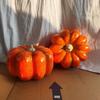 Foam Pumpkin & Maple Leaf Props for Halloween