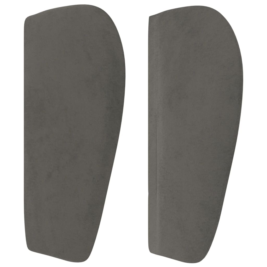 Vidaxl Wingback Headboard, Dark Gray, 183X23X78/88 Cm, Velvety