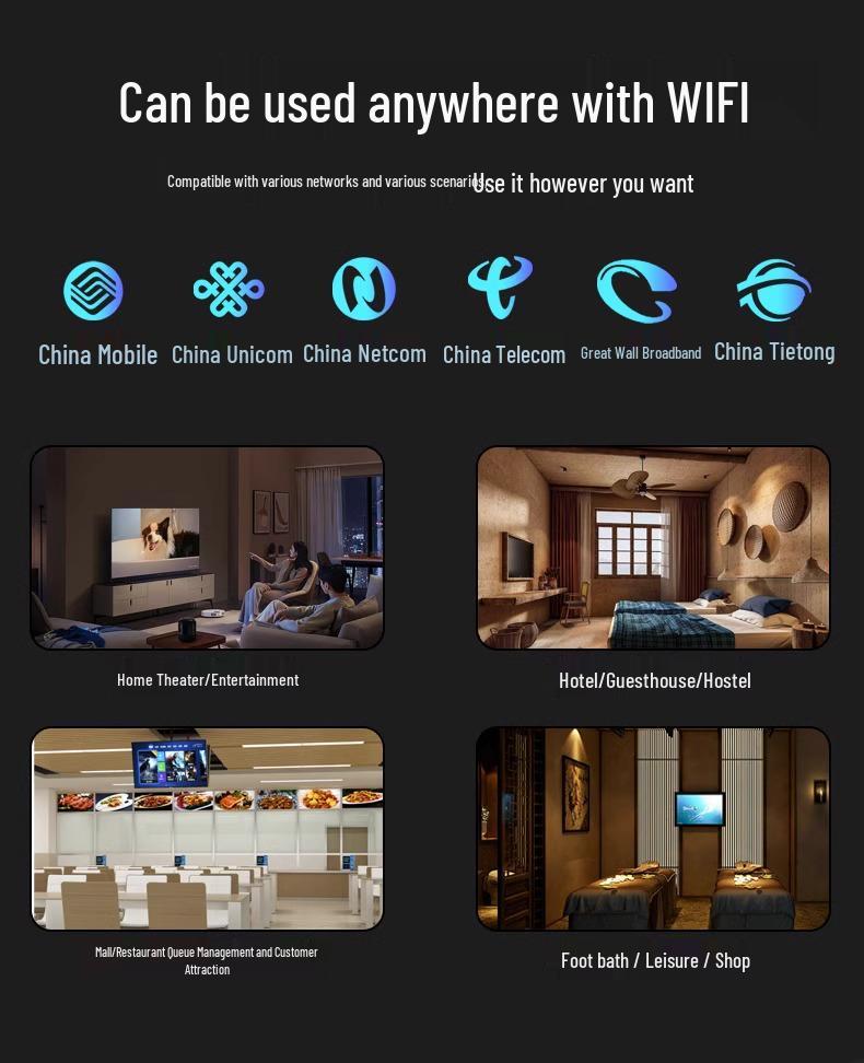 4K HD Smart Voice Set-Top Box with 5G WiFi for Home TV