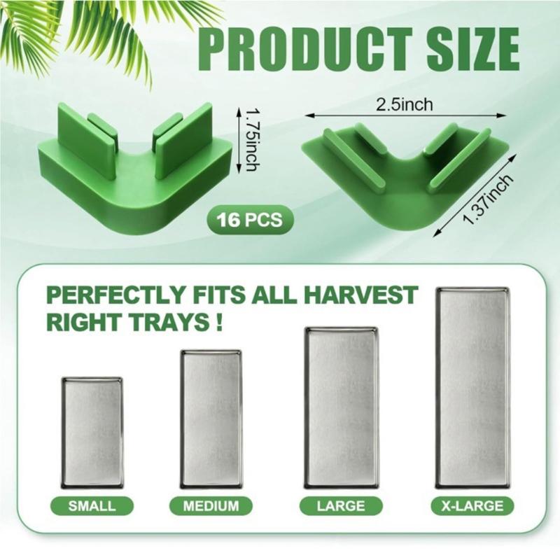 16Pcs Multipurpose Layered Stacking Holder Replacement Tray Stacker for Efficient Freeze Drying and Baking Operations