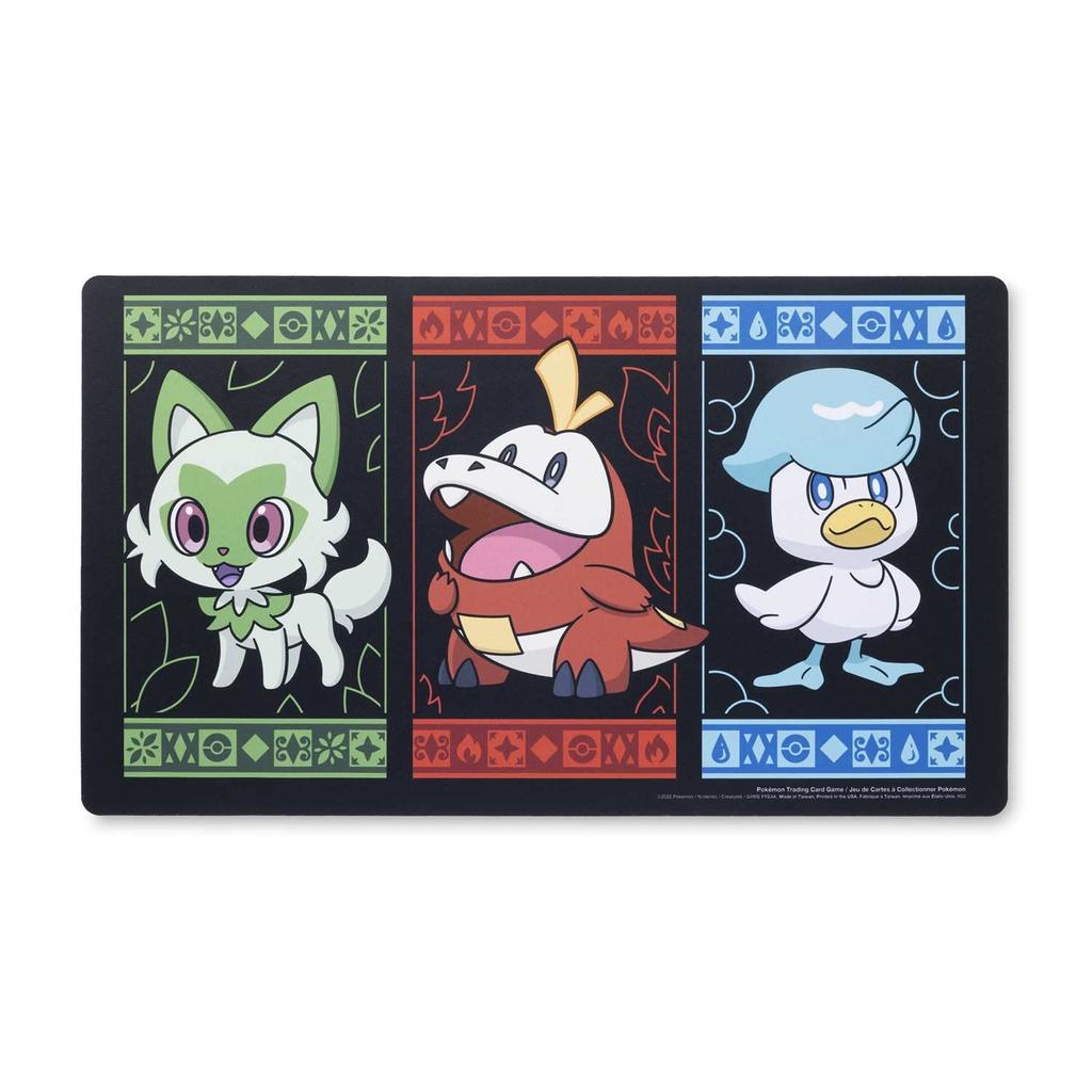 POKEMON Pokemon Huecoco Quaxley Playmat Center TCG Spigatito, &