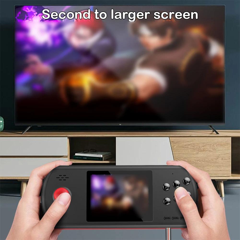 D22 Handheld Game Console with Dual System, Linux + Android, 3.5 Inch IPS Screen, Built-in 5000 Classic Games, Support AV Dual/Single Player