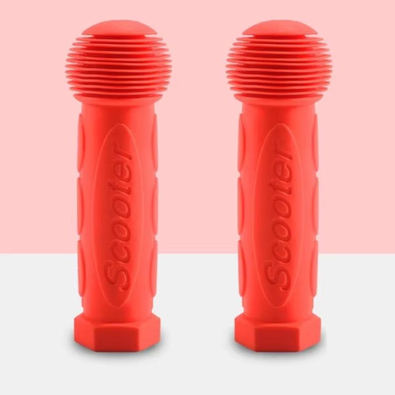 1 Pair Rubber Grip Bike Bicycle Handle Bar Grips Cover Anti-slip Tricycle Skateboard Scooter Handlebar for Kids Children Cycling