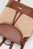 Wittchen Women's Woven Backpack Brown And Beige Brown And Beige Polyurethane