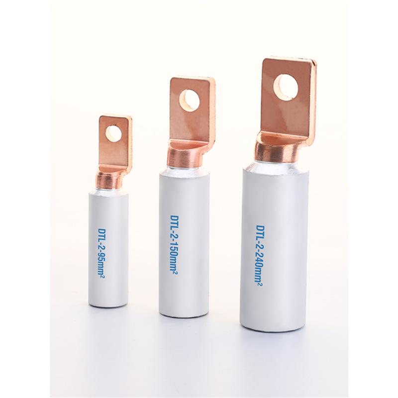 DTL-50/70/95 Square Head Copper-Aluminum Transition Lug with Plastic Shell for Circuit Breakers and Cable Terminals