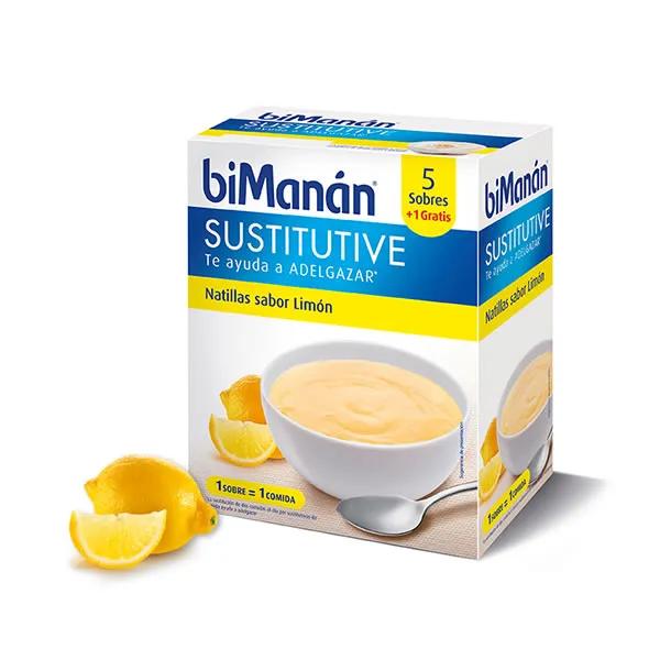Bimanan Sustitutive Lemon Custard 5 Units
