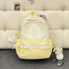 Schoolbag High-value Plaid Burden-reducing Backpack for Boys and Girls, Lightweight and Large-capacity Waterproof Backpack, Small Fresh and Versatile 