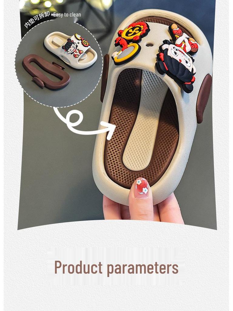 Nezha Non-Slip Boys' Indoor Slippers with Soft Soles