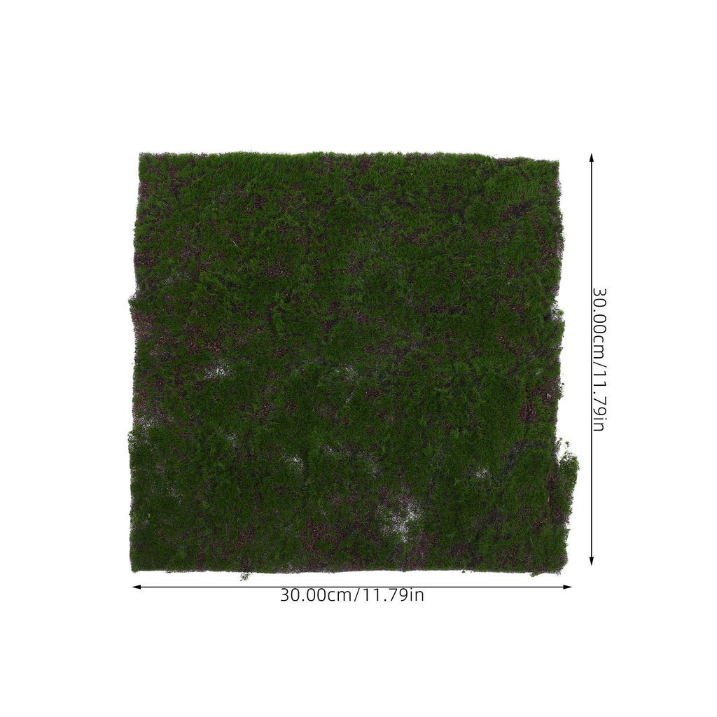 Artificial Moss Grass Realistic Decorative Panel Lightweight Flexible for Bonsai Micro Landscape Artificial Grass Wall Backdrop