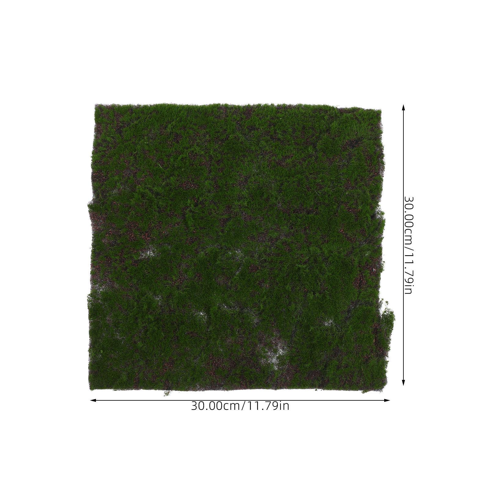 

Artificial Moss Grass Realistic Decorative Panel Lightweight Flexible for Bonsai Micro Landscape Artificial Grass Wall Backdrop