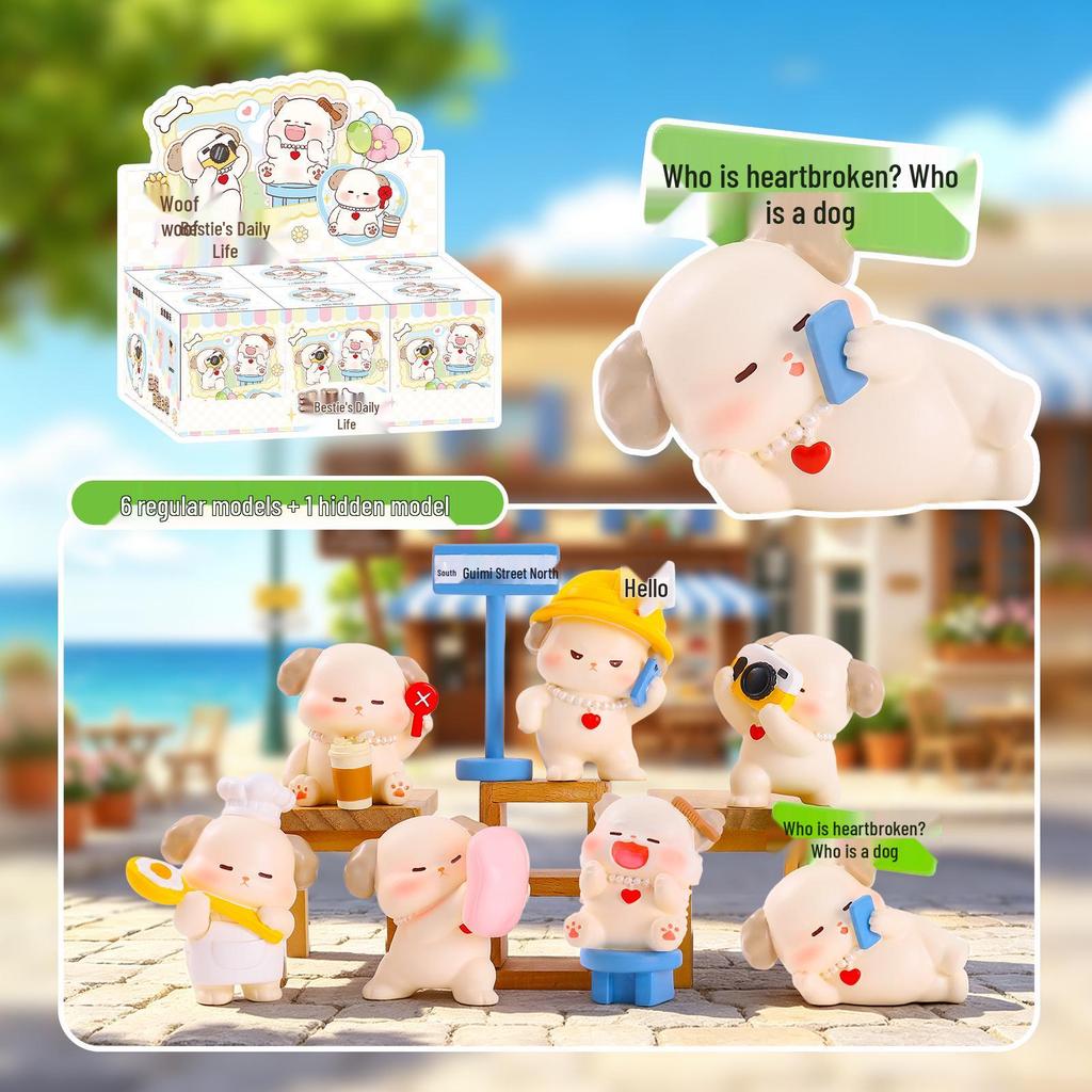 Guochao Hanfu Girl Figurine: Spring Breeze Blind Box Collectible – Dreamy Decor & Gift