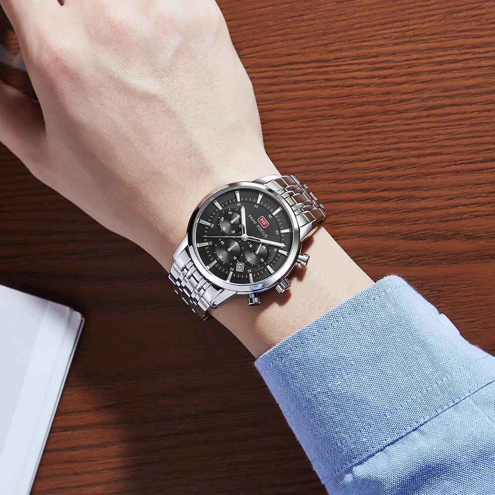 Top Luxury With Box Mini Focus Men's Watch Fashion Quartz Watch Waterproof Steel Belt Men Quartz Watches