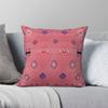 Pink Oriental Handmade Moroccan Square Pillowcase Polyester Linen Velvet Printed Zip Decorative Pillow Case Car Cushion Cover