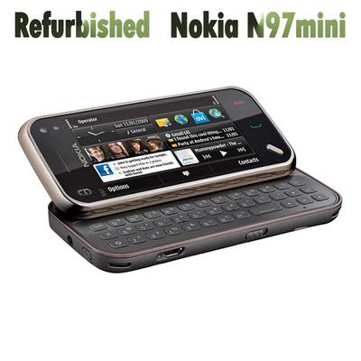 Refurbished Nokia Unlocked Original Nokia N97 Mini 3G WIfi GPS 8GB Storage Symbian Mobile Phone With 1 SIM