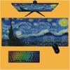 Starry Night Mice Mat Large Desk Pad 31.4 X 11.8 Inch Desk Mat Work