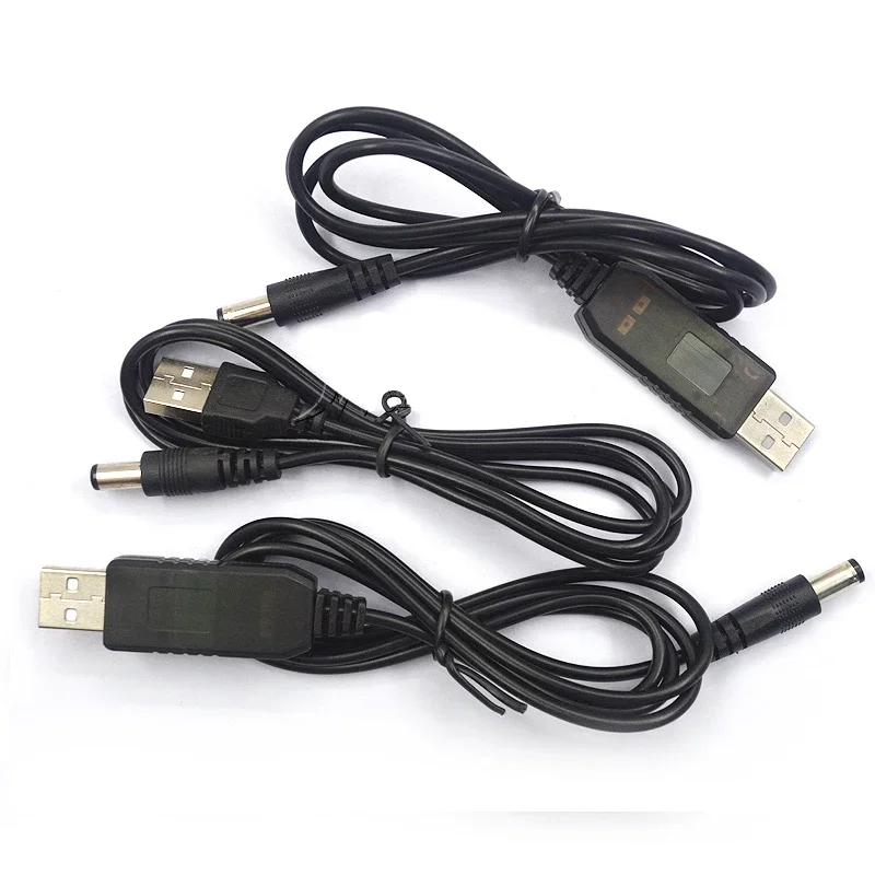 

USB Power Boost Line DC 5V to DC 9V / 12V Step UP Module USB Converter Adapter Cable 2.1X5.5MM Plug 5V