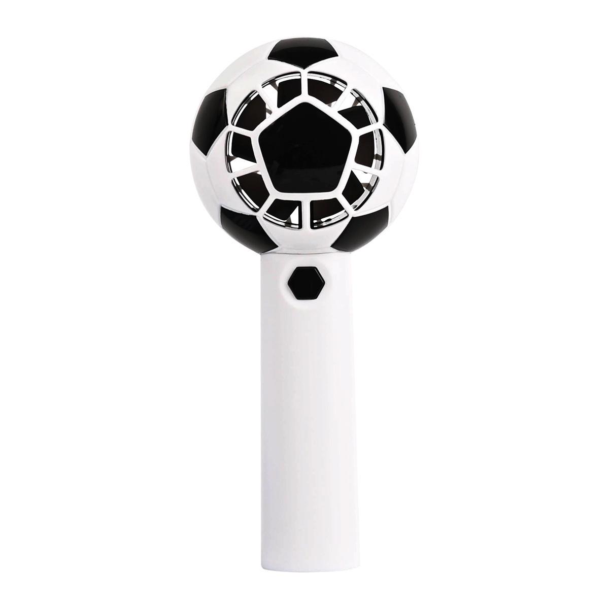 

2026 Handheld Football Fan: Five-Speed Adjustable Large Wind Power Basic Version чёрный/белый