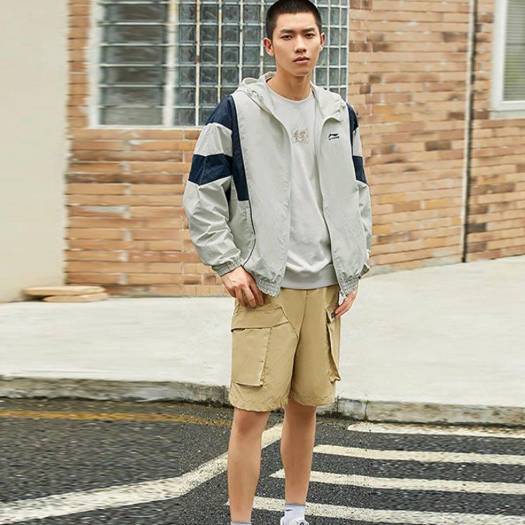 Li Ning Sports Lifestyle Collection Sports Trendy Collection Jacket Men's Gray AFDT531-1