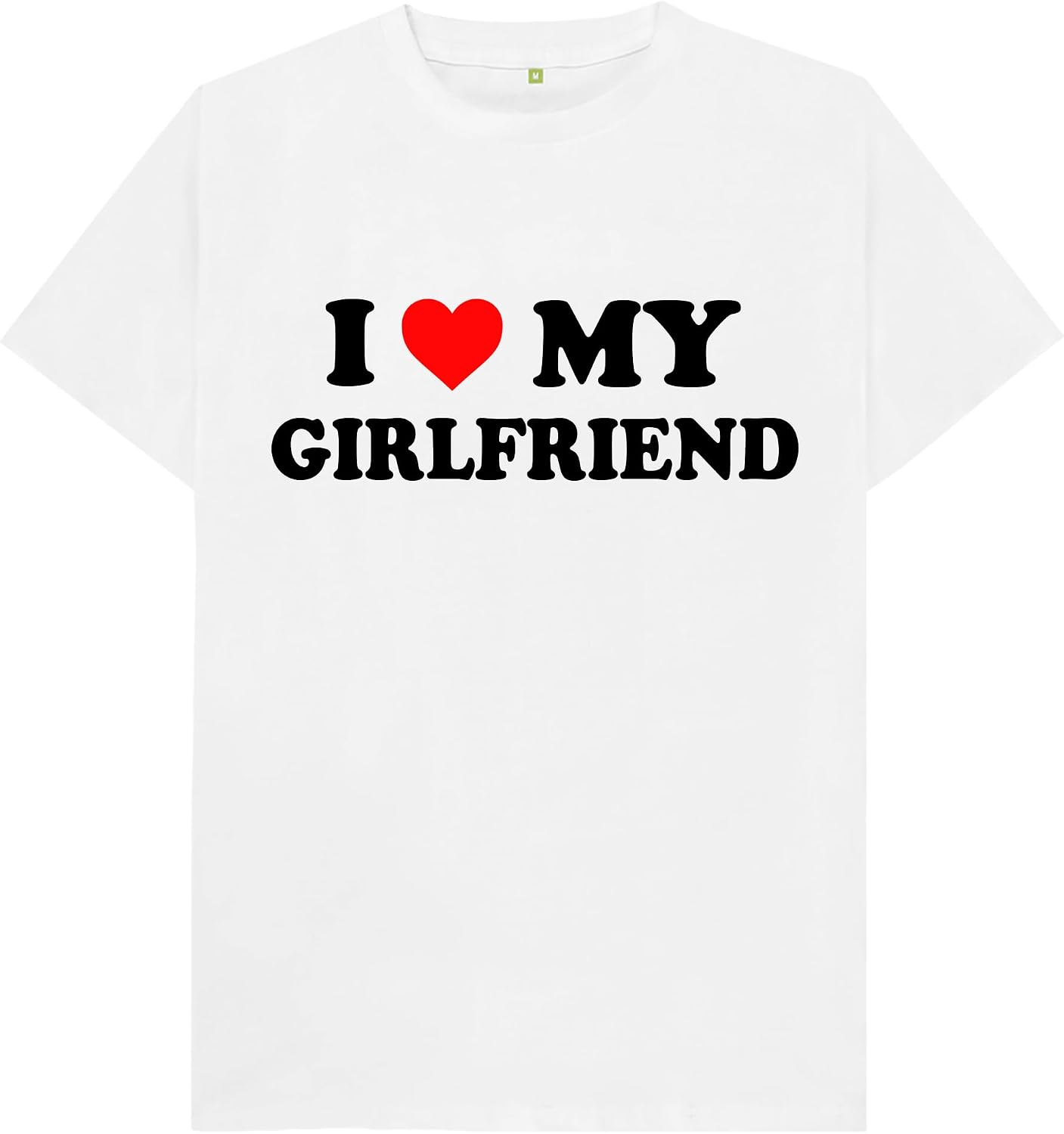 I Love My Girlfriend Soulmates Gift Kids Womens Mens T Shirt XS белый
