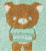 Marushin Rilakkuma Hand Customizable Rilakkuma 6405010400 Towel, 26x26cm, Design,