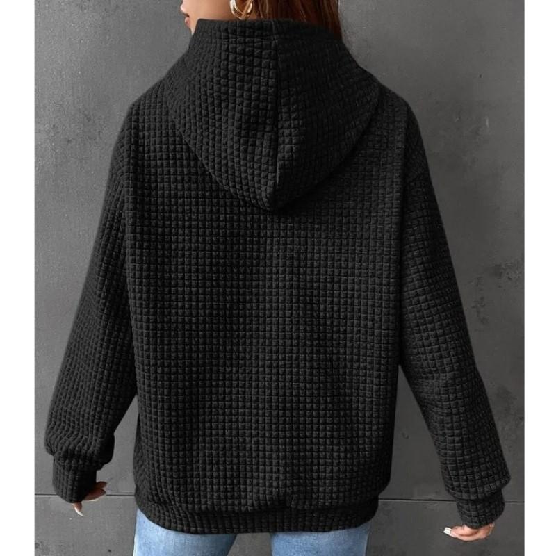 Women's Hoodie Loose Pullover Hooded Long Sleeved Hoodie Kangaroo Pocket Hoodie