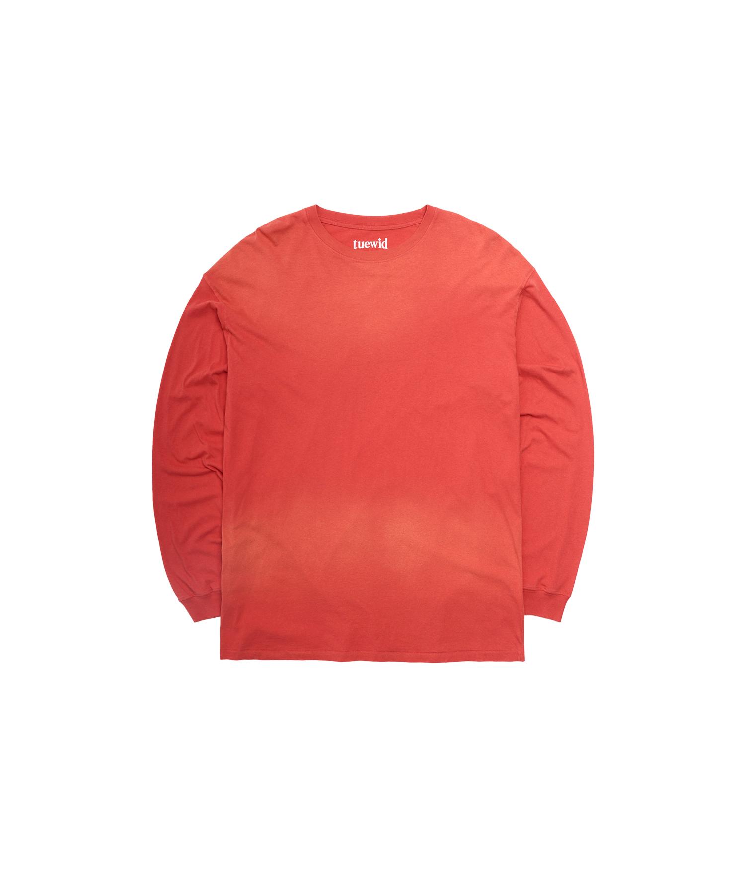 To With Tuewid Midnight Longsleeve T-Shirts In Burnt Red Red/0L