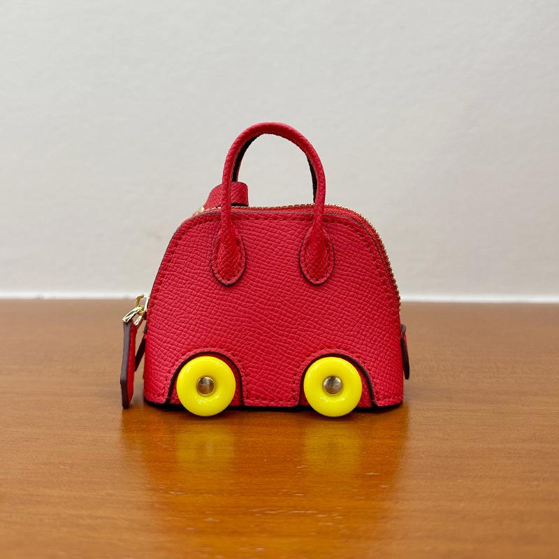 Mini Wheel Shell Bag Charm: Cute Coin Purse & Earphone Accessory - New Bowling Bag Charm