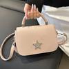 2025 New High-end Design Sense Light Luxury Star Bright Diamond Decoration Beautiful Exquisite Shoulder Messenger Bag Temperament Versatile