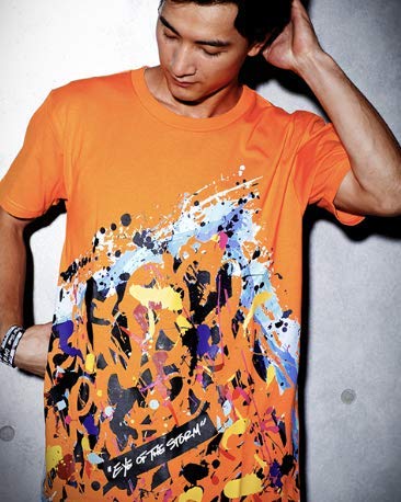 ONE OK ROCK 2019-2020 "Eye of the Storm" JAPAN Tour Official Merchandise T-Shirt - C/ORANGE (L)